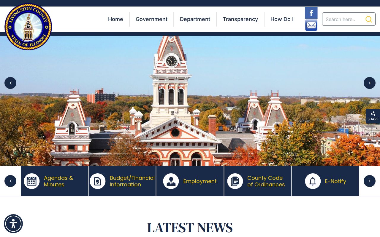 Livingston County Circuit Clerk record access page
