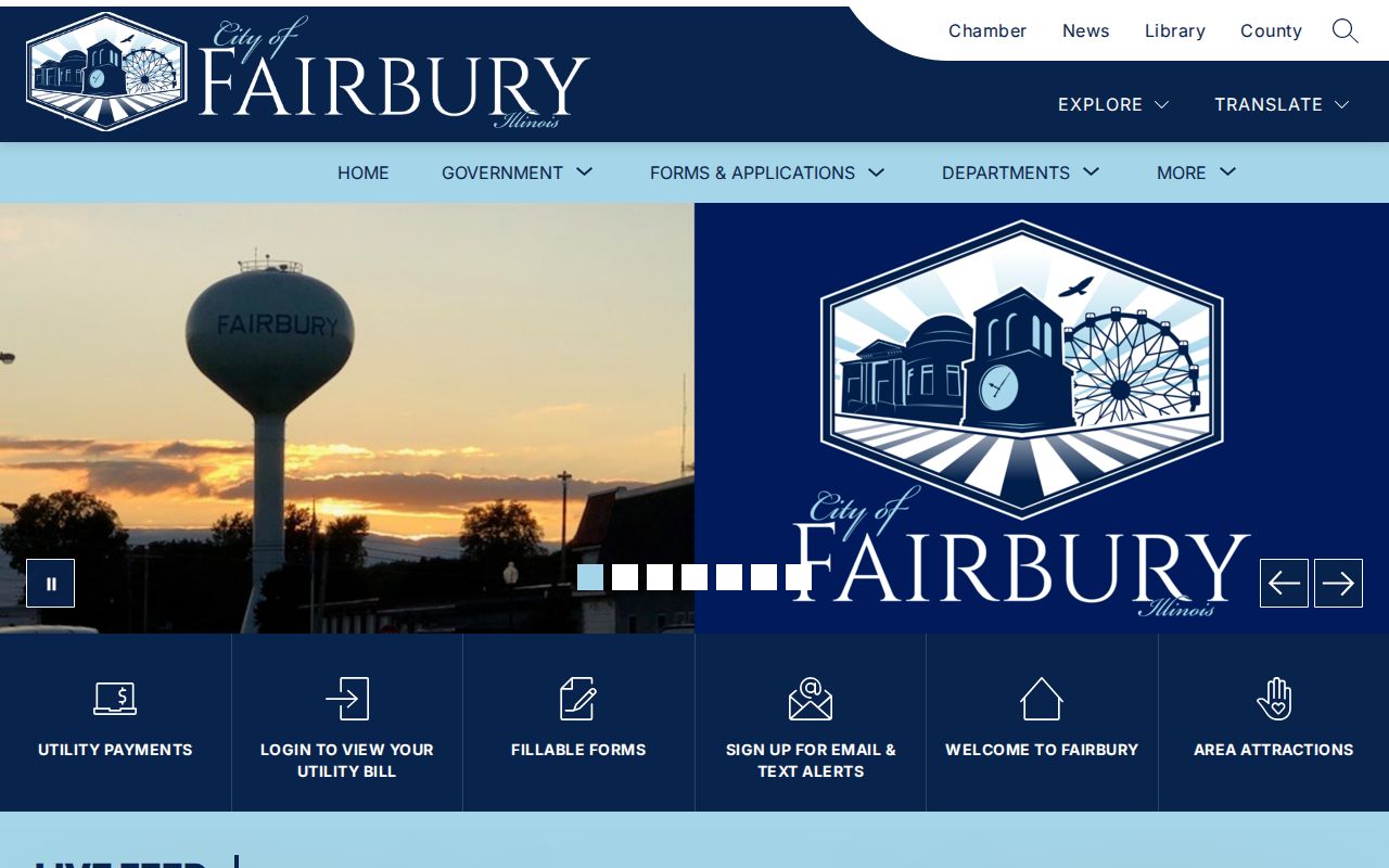 Fairbury Illinois city criminal records source